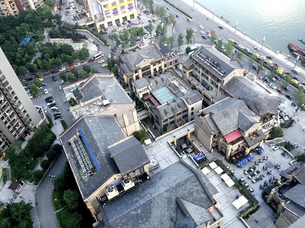 Boutique Of Meditation With Cuisine & Night View, Exit 2 Liujiatai Station Line 9 Τσονγκίνγκ Εξωτερικό φωτογραφία